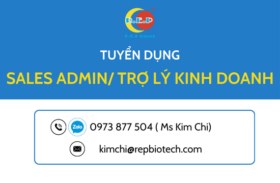 TUYỂN DỤNG NHÂN VIÊN SALES ADMIN/ TRỢ LÝ KINH DOANH