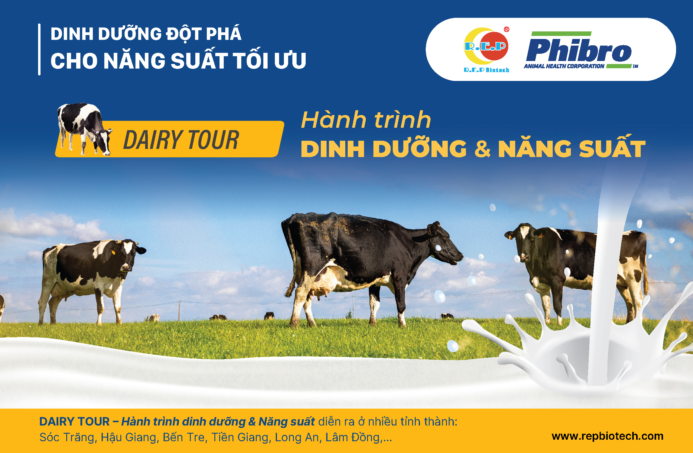 DAIRY TOUR - Hành Trình Dinh Dưỡng & Năng suất - CHUỖI HỘI THẢO DÀNH RIÊNG CHO BÒ SỮA