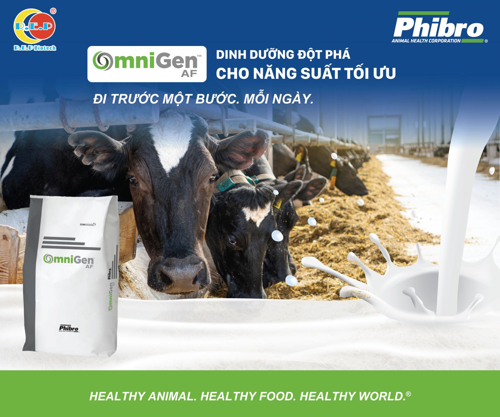 REP BIOTECH - ĐƠN VỊ PHÂN PHỐI ĐỘC QUYỀN OMNIGENAF TỪ PHIBRO TẠI VIỆT NAM